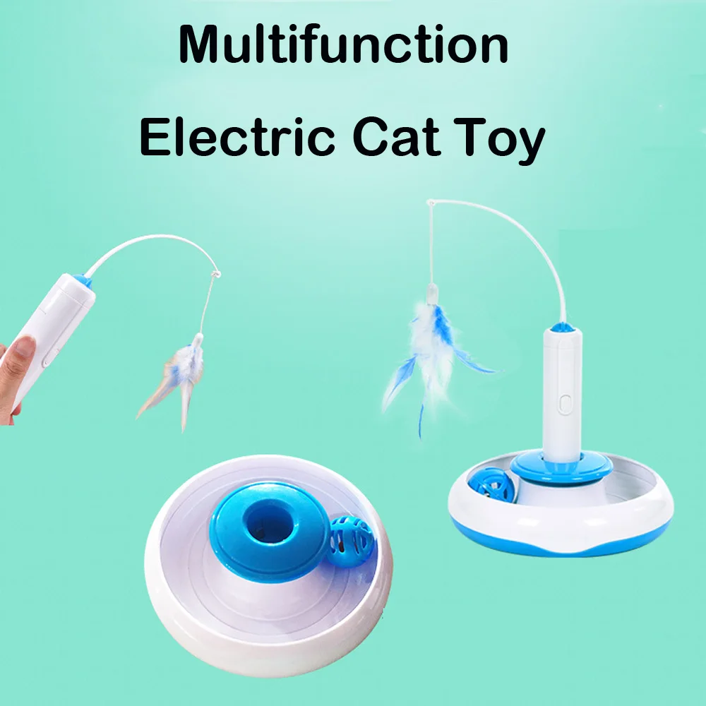 New Electric Cat Toys Interactive Toys With Feather Automatic Rotation Games For Cats Multifunction Toy Pet Cat Ball
New Electric Cat Toys Interactive Toys With Feather Automatic Rotation Games For Cats Multifunction Toy Pet Cat Ball