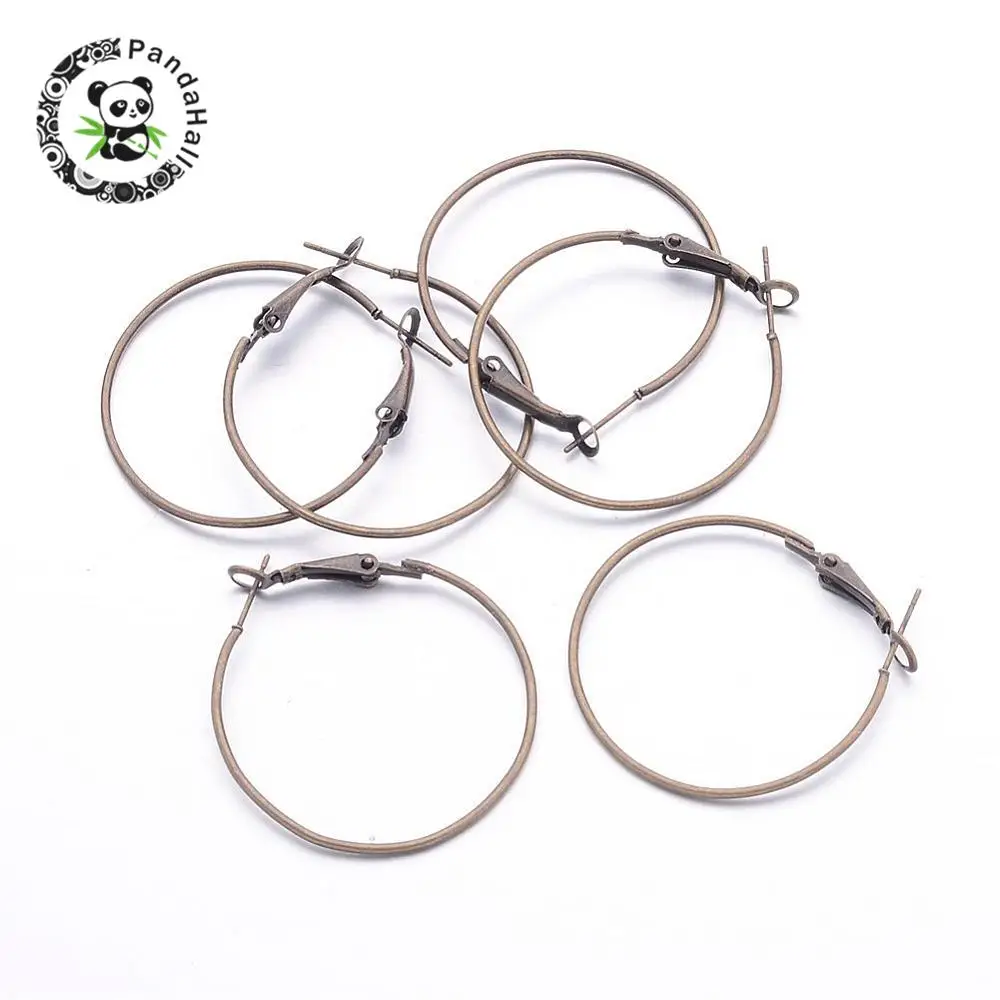 Antique Bronze Wine Glass Charm Ring Iron Hoop Earrings, Nickel Free, 35mm in diameter, 1mm thick
Antique Bronze Wine Glass Charm Ring Iron Hoop Earrings, Nickel Free, 35mm in diameter, 1mm thick