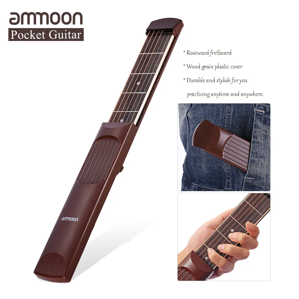 ammoon Pocket Acoustic Guitar Practice Tool Gadget Chord Trainer 6 String 6 Fret Guitarra Model for Beginner Learner
ammoon Pocket Acoustic Guitar Practice Tool Gadget Chord Trainer 6 String 6 Fret Guitarra Model for Beginner Learner