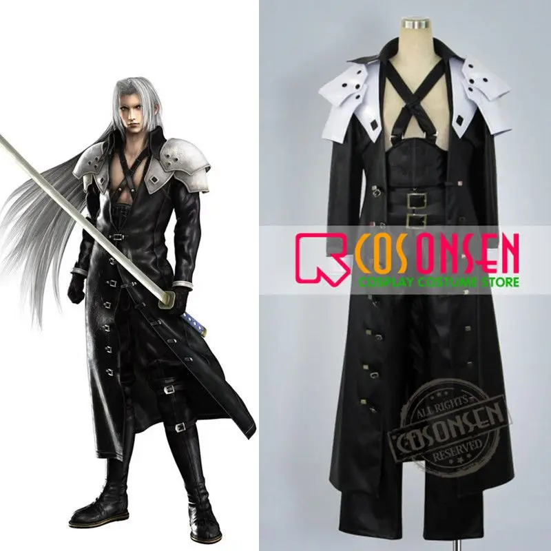 FF7 костюм для косплея последней фантазии VII Sephiroth полный комплект костюм для взрослых Косплей ONSEN
FF7 костюм для косплея последней фантазии VII Sephiroth полный комплект костюм для взрослых Косплей ONSEN