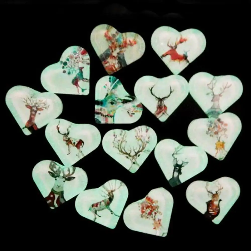 (50pcs/lot) 30mm assorted Flat heart shape noctilucent Cabochons Deer customized Decorative cabochons
(50pcs/lot) 30mm assorted Flat heart shape noctilucent Cabochons Deer customized Decorative cabochons