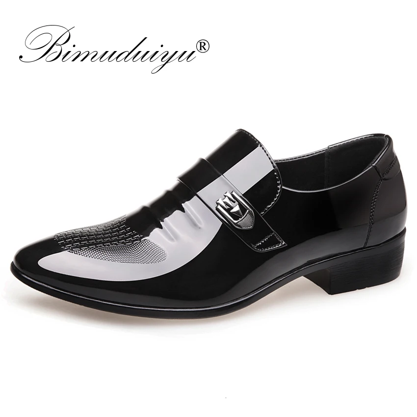 BIMUDUIYU Men Formal Wedding Shoes Men Business Dress Italian Leather Shoes Men Loafers Pointed Toe Oxford Shoes For Men
BIMUDUIYU Men Formal Wedding Shoes Men Business Dress Italian Leather Shoes Men Loafers Pointed Toe Oxford Shoes For Men
