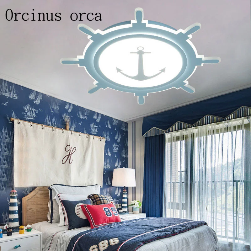 Simple modern creative Mediterranean children room lamps boy bedroom lamps LED Corsair lightship rudder Postage free
Simple modern creative Mediterranean children room lamps boy bedroom lamps LED Corsair lightship rudder Postage free