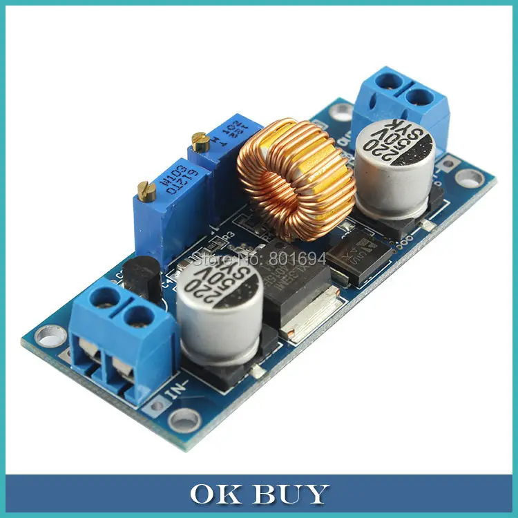 10Pcs/Lot DC DC 4-38V To 1.25-36V 5A Adjustable Buck Module CC CV Voltage Step Down Converter LED Drive Battery Charger
10Pcs/Lot DC DC 4-38V To 1.25-36V 5A Adjustable Buck Module CC CV Voltage Step Down Converter LED Drive Battery Charger
