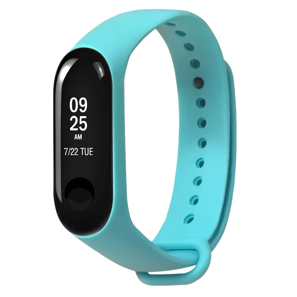 Ремешок спортивный для смарт часов Xiaomi Mi band 4/3 маленький мягкий силиконовый