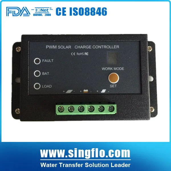 Singflo 12/24V 15A Automatic Identification solar charge controller for water pump
Singflo 12/24V 15A Automatic Identification solar charge controller for water pump