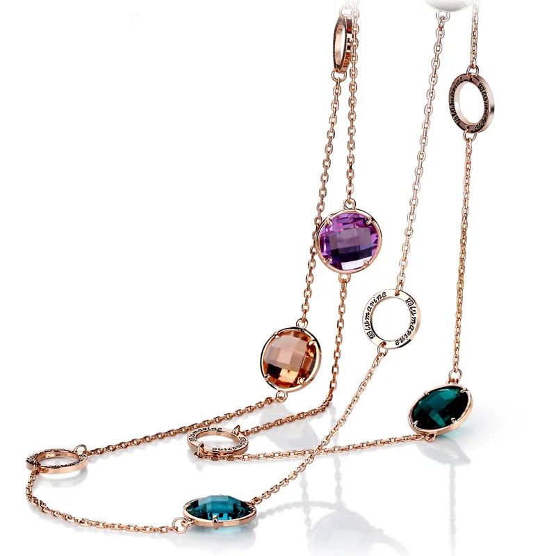 korean style Big Round Multicolor Crystals With Gold circle Long Chain Necklace Women Jewelry Sweater Coat Chain Accessories
korean style Big Round Multicolor Crystals With Gold circle Long Chain Necklace Women Jewelry Sweater Coat Chain Accessories