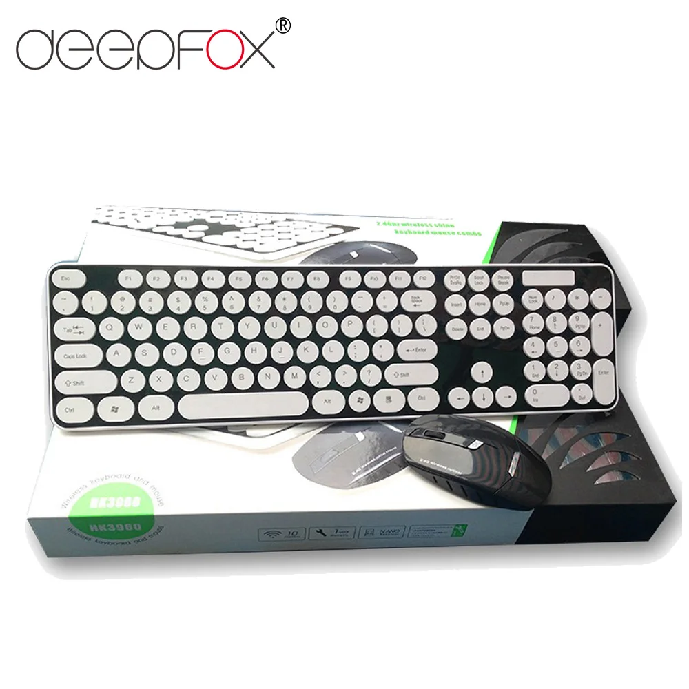 DeepFox 2.4G USB Wireless Keyboard Mouse Combo Mute Mice Keypad Kit Set Multimedia keys For Desktops Laptops Drop Shipping
DeepFox 2.4G USB Wireless Keyboard Mouse Combo Mute Mice Keypad Kit Set Multimedia keys For Desktops Laptops Drop Shipping