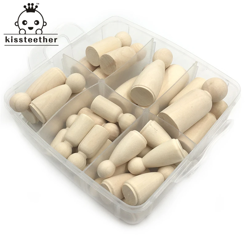 30pcs Solid Hard Wood People Different Size Natural Unfinished Ramp Preparation Paint or Stained Wooden Family Wood Peg Dolls
30pcs Solid Hard Wood People Different Size Natural Unfinished Ramp Preparation Paint or Stained Wooden Family Wood Peg Dolls