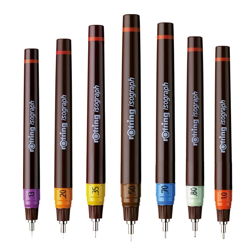 Германия изограф Rotring игольчатая ручка 0 1 8 мм для рисования с крючком линейная