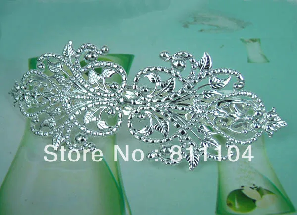35x90mm New Silver tone Plated Filigree Flower Hairwear Hairgrips Hair Clip Barrette Settings Blank Jewelry Making Wholesale
35x90mm New Silver tone Plated Filigree Flower Hairwear Hairgrips Hair Clip Barrette Settings Blank Jewelry Making Wholesale