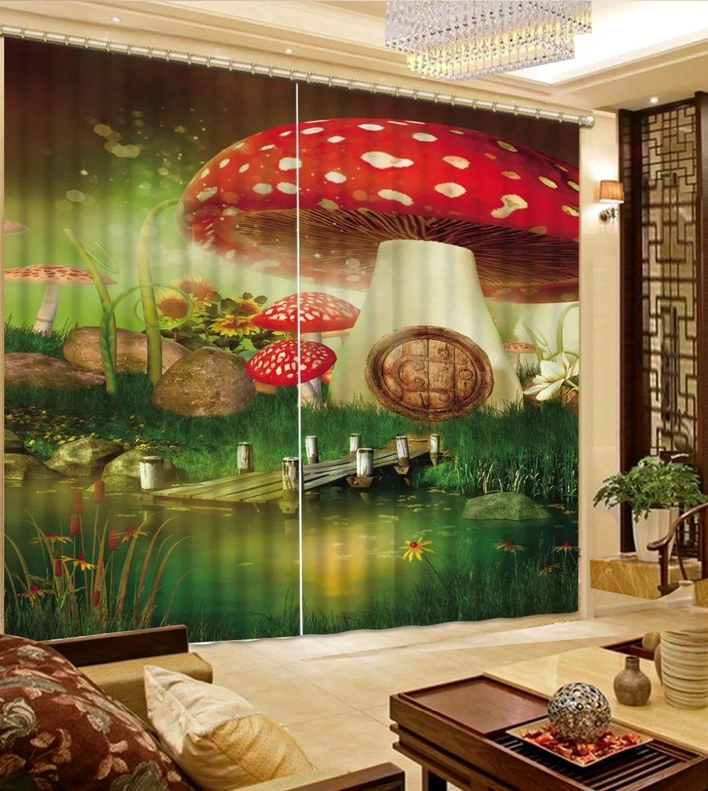 High quality custom 3d curtain fabric 3D Curtain Luxury Blackout Window Curtain Living Room Blackout mushroom curtain
High quality custom 3d curtain fabric 3D Curtain Luxury Blackout Window Curtain Living Room Blackout mushroom curtain