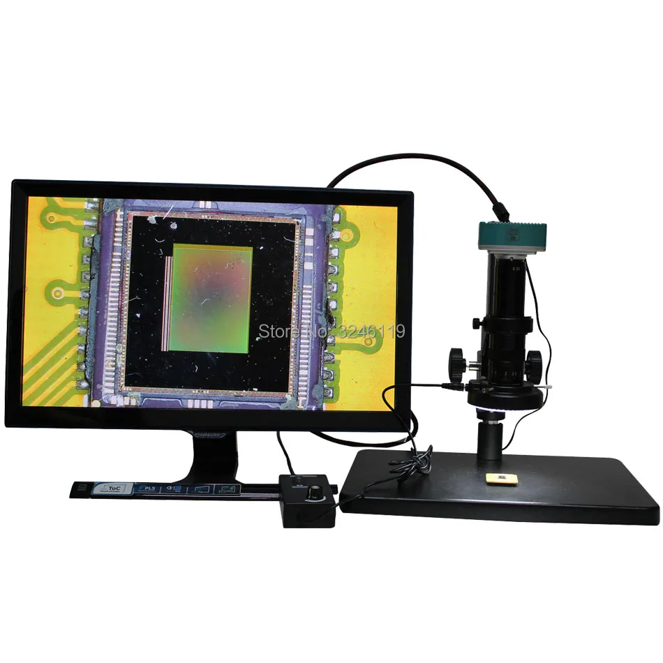 CE ISO 1080P 60FPS HDMI USB Industrial Microscope Video Camera+10X-300X C-mount Lens+Large Size Workbench+LED Light Source
CE ISO 1080P 60FPS HDMI USB Industrial Microscope Video Camera+10X-300X C-mount Lens+Large Size Workbench+LED Light Source