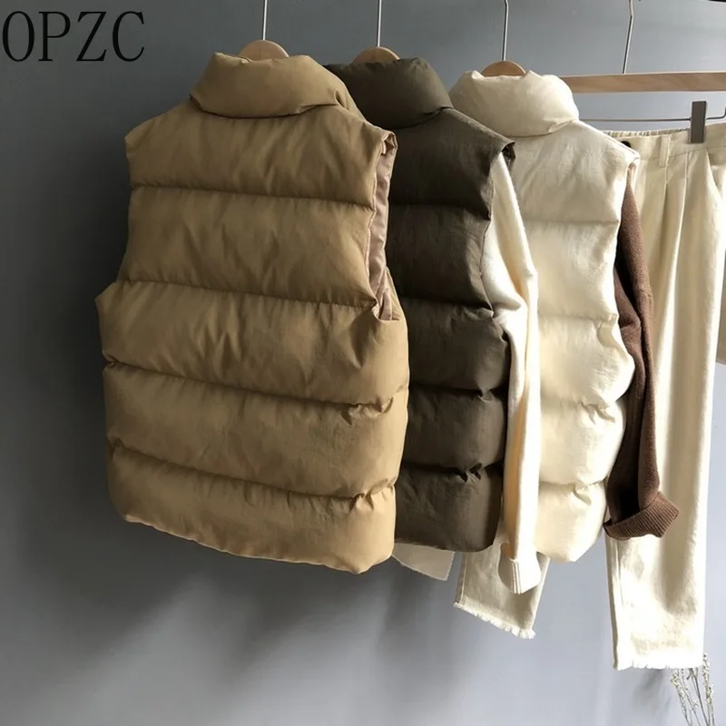 OPZC ранняя зима новый 2018 ветер стенд воротник хлеб женский подпушка хлопковый