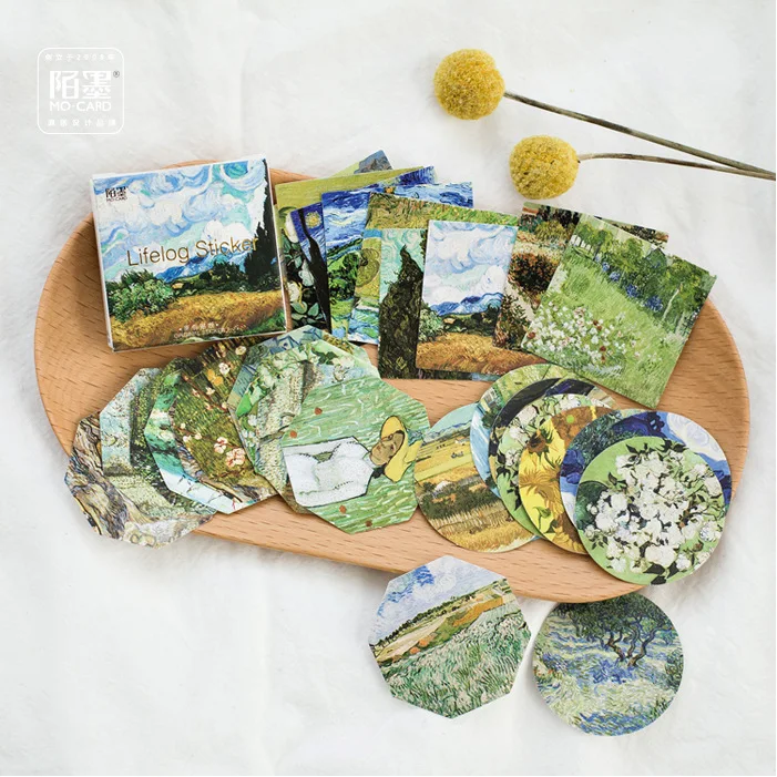 Van Gogh Painting Label Stickers Decorative Stationery Stickers Scrapbooking DIY Diary Album Stick Label
Van Gogh Painting Label Stickers Decorative Stationery Stickers Scrapbooking DIY Diary Album Stick Label