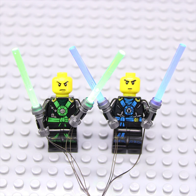 Светодиодная лампа 4 lightsaber в 1 USB для лего фигурки солдат из звездных войн Дарт