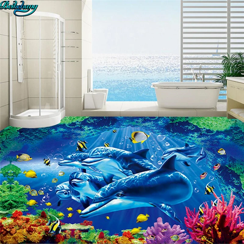 beibehang Large custom flooring HD marine world Dolphin Coral 3D floor painting home decoration painting
beibehang Large custom flooring HD marine world Dolphin Coral 3D floor painting home decoration painting