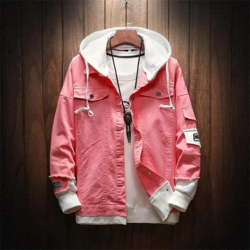 Autumn New Hooded Denim Jacket Men Fashion Fake Two Pieces Of Streetwear Bomber Jacket and Coat Man Cowboy Clothes Male M-3XL
Autumn New Hooded Denim Jacket Men Fashion Fake Two Pieces Of Streetwear Bomber Jacket and Coat Man Cowboy Clothes Male M-3XL