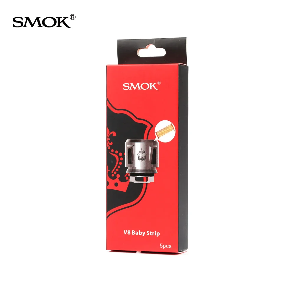10PCS Original Smok Tfv8 Baby Mesh coil V8 Strip Coil Head Fit for Tank Tfv12 Prince | Электроника