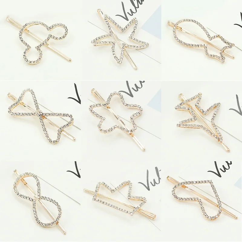 Flower Star Crown Bow Cat Full Shiny Crystal Golden Metallic Hollow Hair Clips and Pins Hairgrips Women Headwear
Flower Star Crown Bow Cat Full Shiny Crystal Golden Metallic Hollow Hair Clips and Pins Hairgrips Women Headwear