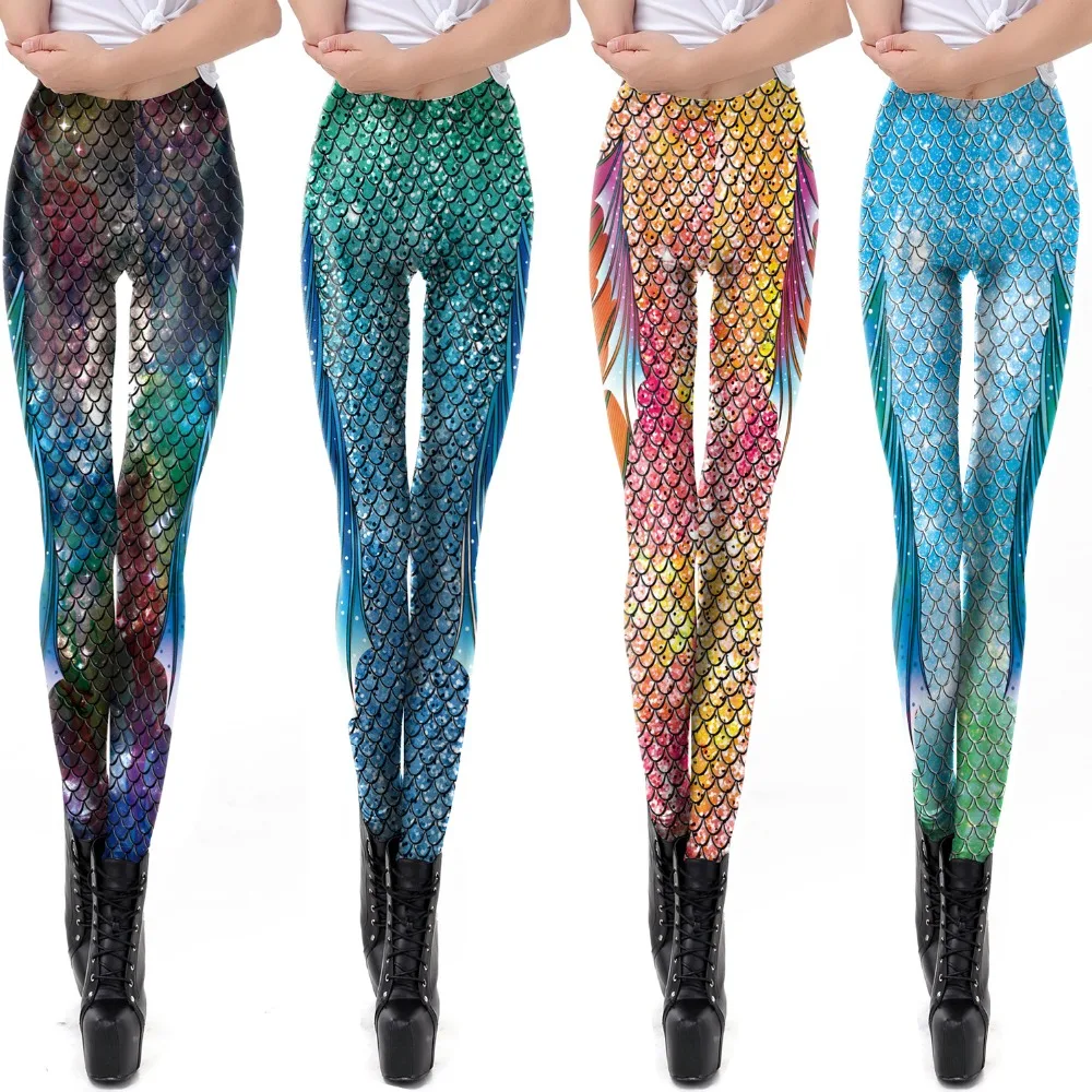 High Waist Punk Rock Harajuku workout Push up Fitness Sexy New 3D print Mermaid Fish Scale women leggings pants plus size S-XL
High Waist Punk Rock Harajuku workout Push up Fitness Sexy New 3D print Mermaid Fish Scale women leggings pants plus size S-XL