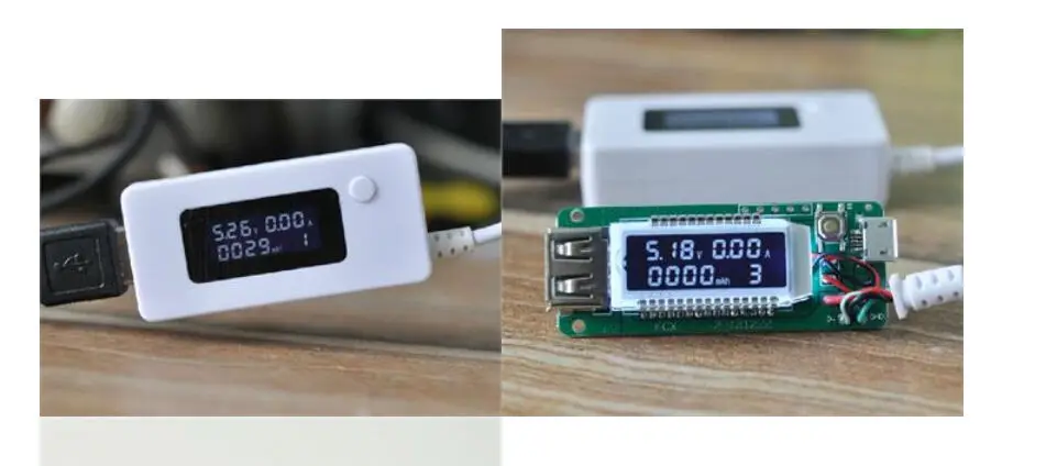 Tracking number dc 3V-7V LED USB Voltage Current Capacity Detector Power Battery Charger Tester Meter | Электроника