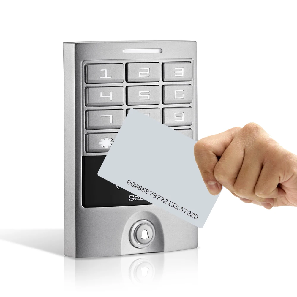 

IP65 2000 users sebury gate opener door lock Metal waterproof RFID H&EM card Standalone Access Control Keypad