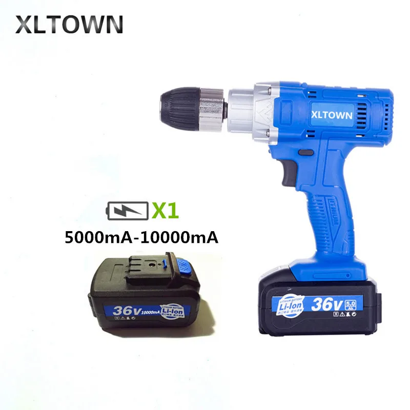 Xltown 21v высокоскоростная перезаряжаемая литиевая электрическая дрель
