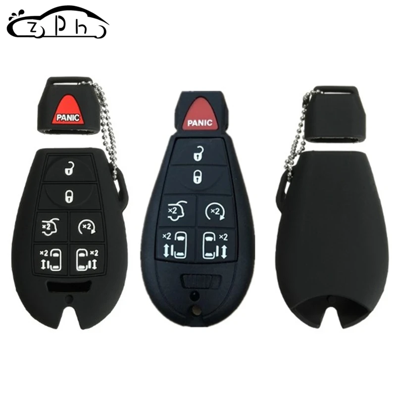 7 Buttons Silicone Remote Car Key Cover Case for Chrysler Town Country Fit Jeep Commander Dodge Grand Caravan 300C Durango Ram
7 Buttons Silicone Remote Car Key Cover Case for Chrysler Town Country Fit Jeep Commander Dodge Grand Caravan 300C Durango Ram