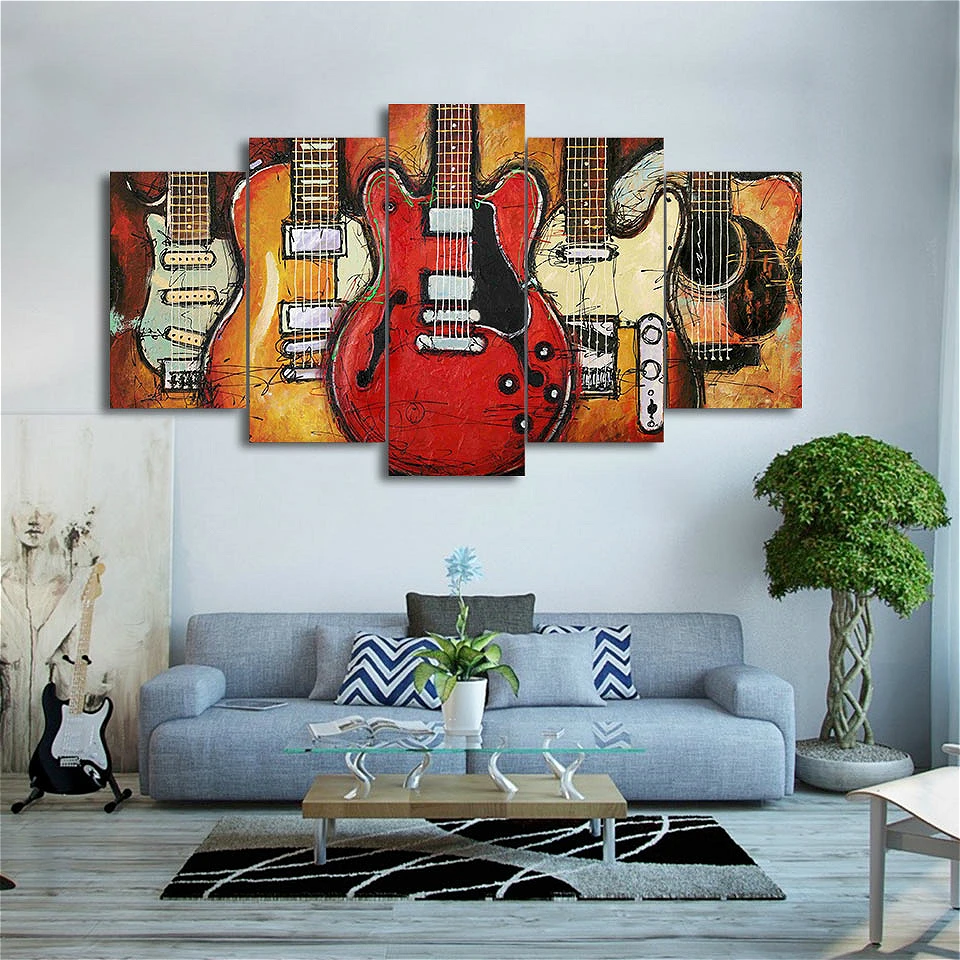Guitar Cartoon Music Abstract Office Room Wall Art Poster Print Artwork Canvas Paintings for Bedroom Home Decor Dropshipping
Guitar Cartoon Music Abstract Office Room Wall Art Poster Print Artwork Canvas Paintings for Bedroom Home Decor Dropshipping