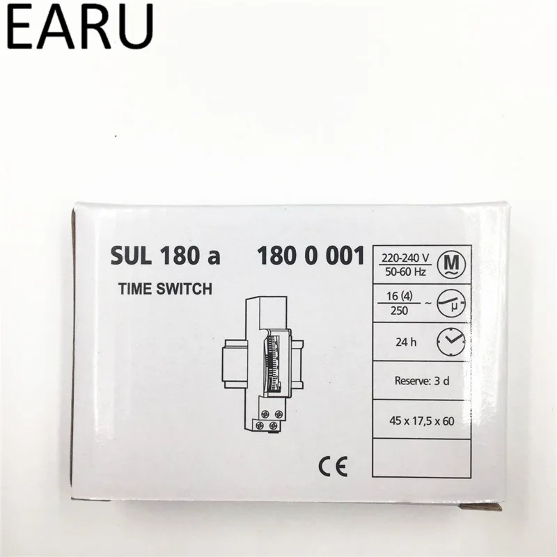 Free Shipping 2pcs/lot 15 Minutes Din Rail Mount Mechanical Analog Timer Switch 220VAC Programable Time Switch Relay SUL180a Hot
Free Shipping 2pcs/lot 15 Minutes Din Rail Mount Mechanical Analog Timer Switch 220VAC Programable Time Switch Relay SUL180a Hot