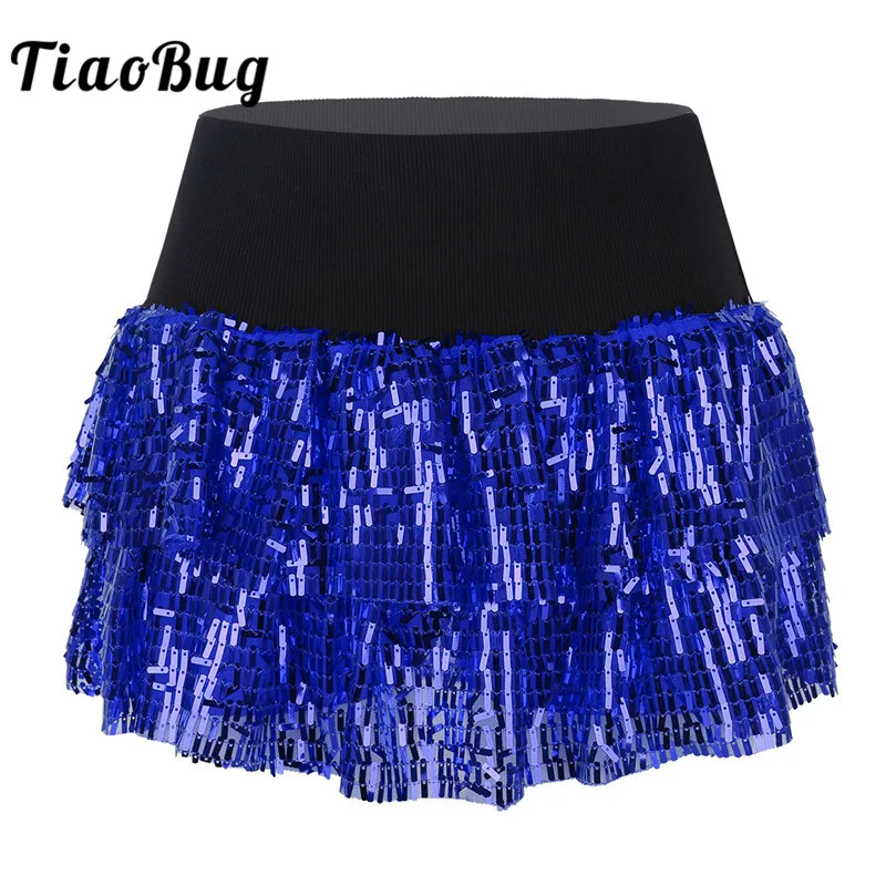TiaoBug Shiny Sequins Glitter Women Ballet Tutu Skirt with Built-in Shorts Stage Performance Cheerleader Sexy Jazz Dance Costume
TiaoBug Shiny Sequins Glitter Women Ballet Tutu Skirt with Built-in Shorts Stage Performance Cheerleader Sexy Jazz Dance Costume