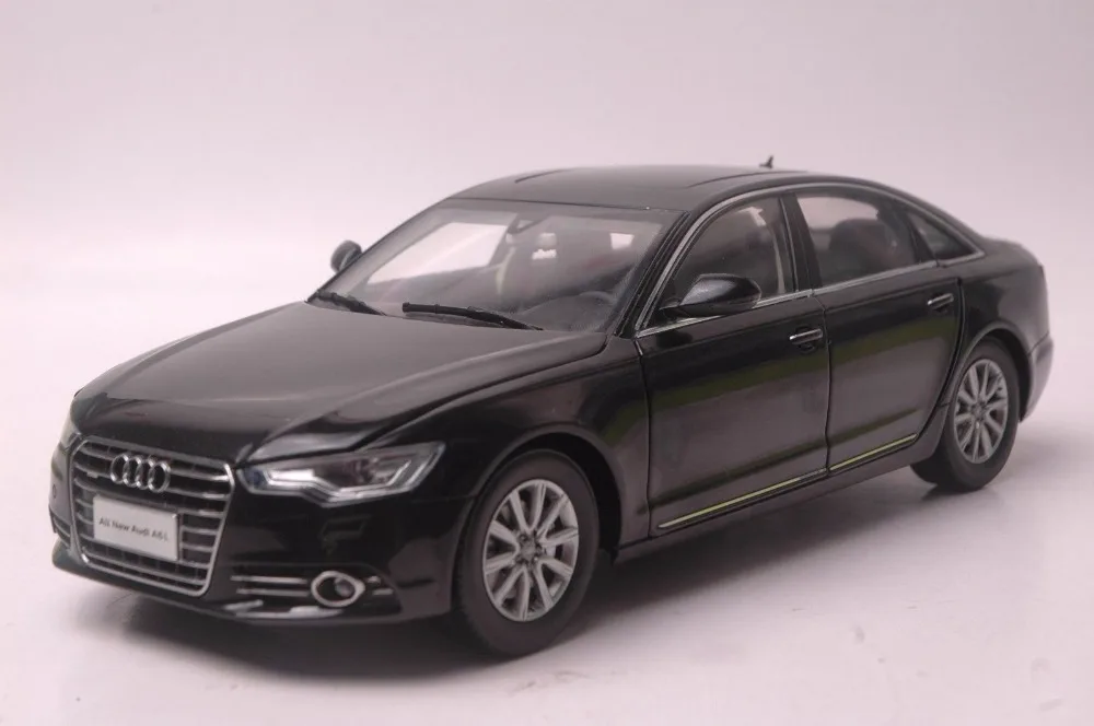 Модель литая в масштабе 1:18 для Audi A6L 2012 черный седан игрушечный автомобиль из