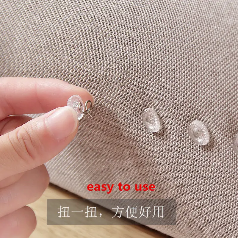 20 PCs/box Metal Plastic Household Sheets Mattress Holder Sofa Cloth Fixed Buckle Non-slip Fixed Clips Useful Tools 1*1*0.3cm
20 PCs/box Metal Plastic Household Sheets Mattress Holder Sofa Cloth Fixed Buckle Non-slip Fixed Clips Useful Tools 1*1*0.3cm