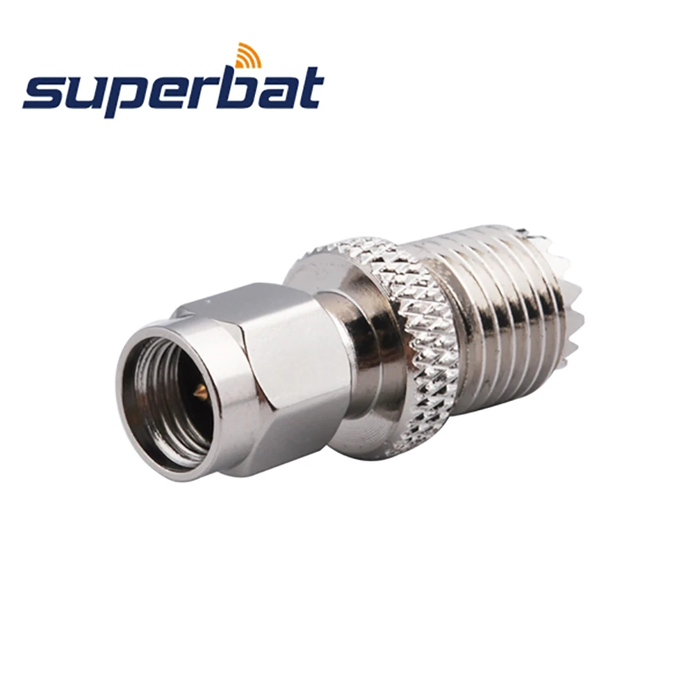 Superbat 5pcs Mini-UHF to SMA Adapter Mini-UHF Female to SMA Male Straight RF Coaxial Connector
Superbat 5pcs Mini-UHF to SMA Adapter Mini-UHF Female to SMA Male Straight RF Coaxial Connector