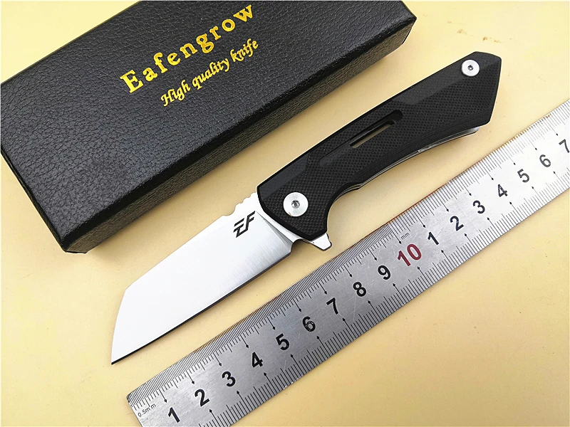 Eafengrow EF86 Poaket складной нож Samll D2 лезвие G10 рукоятка Flipper EDC Охота Кемпинг на природе Складной рыболовный инструмент
Eafengrow EF86 Poaket складной нож Samll D2 лезвие G10 рукоятка Flipper EDC Охота Кемпинг на природе Складной рыболовный инструмент