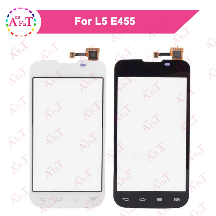 5Pcs/lot 4.0" For LG Optimus L5 II Dual E455 Touch Screen Digitizer Sensor Outer Glass Lens Panel 3m glue Free | Мобильные