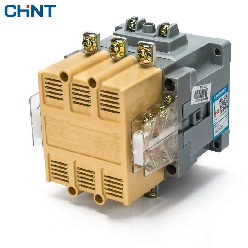 CHINT Communication Contactor CJ20-100 380v 220v 110v 36v Two Normally Open Two Often Close 100A White shell
CHINT Communication Contactor CJ20-100 380v 220v 110v 36v Two Normally Open Two Often Close 100A White shell