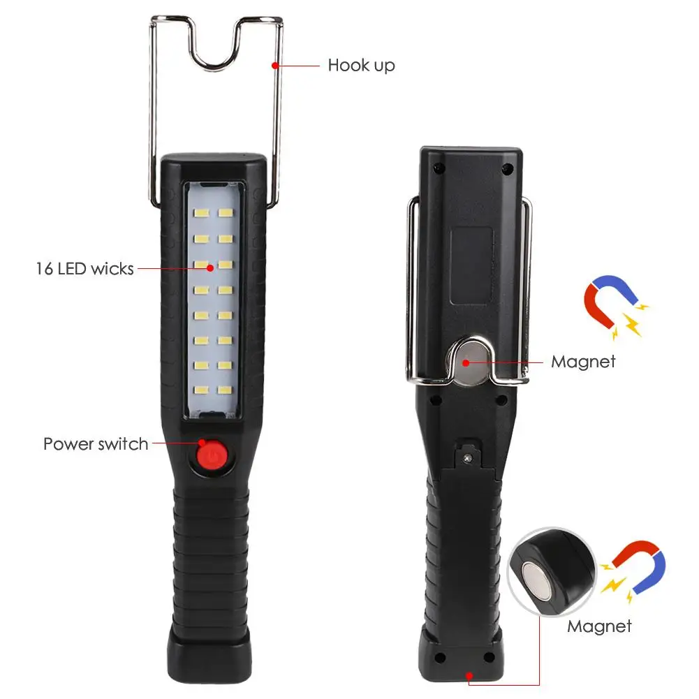 New Arrival LED Work Light Multi-functional Inspection Light Home Maintenance Flashlight Outdoor Car Emergency Light Hot Selling
New Arrival LED Work Light Multi-functional Inspection Light Home Maintenance Flashlight Outdoor Car Emergency Light Hot Selling