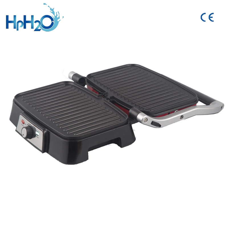 

CE approved Adjustable Temperature BBQ electric grill barbecue grill 6/8 Slice Sandwich Maker Contact Panini Press Grill