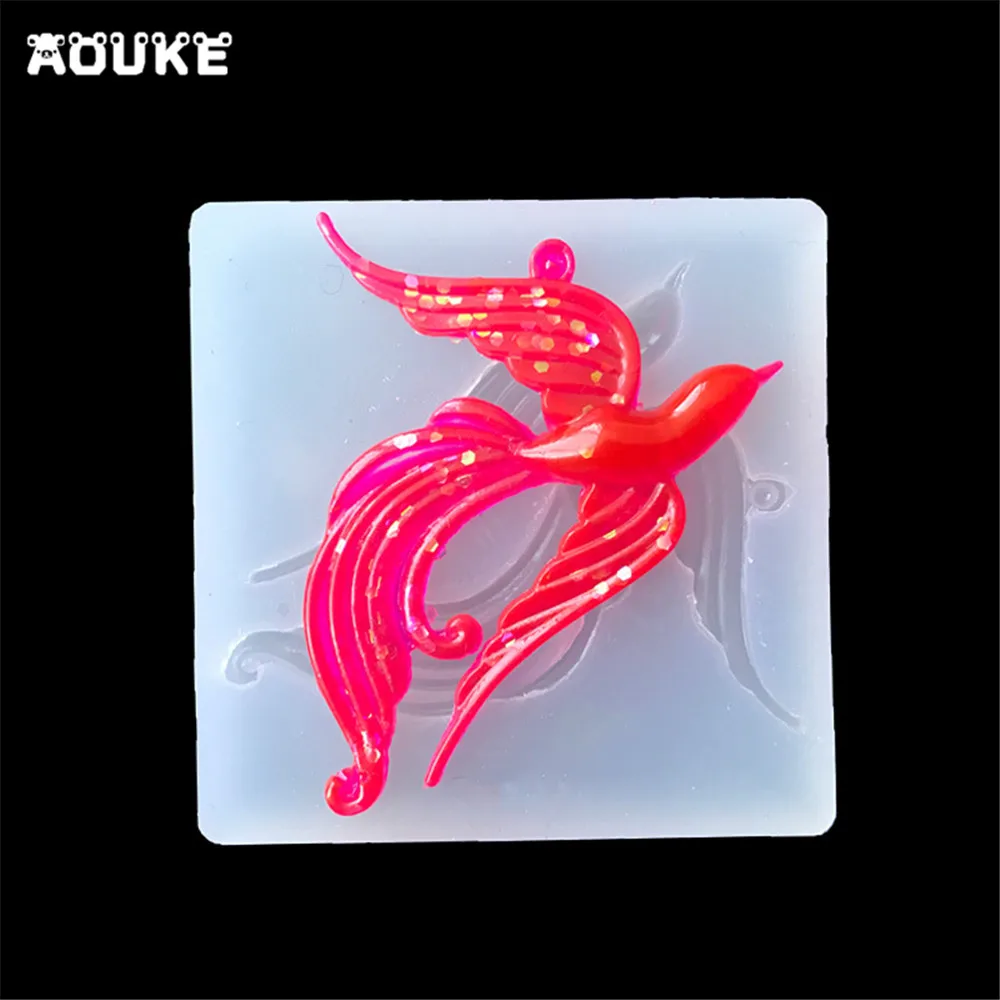 Phoenix Shape Jewelry Pendant Transparent Silicone Molds DIY Accessories Epoxy Mold Fondant Cake Decoration Tool Chocolate Mould
Phoenix Shape Jewelry Pendant Transparent Silicone Molds DIY Accessories Epoxy Mold Fondant Cake Decoration Tool Chocolate Mould