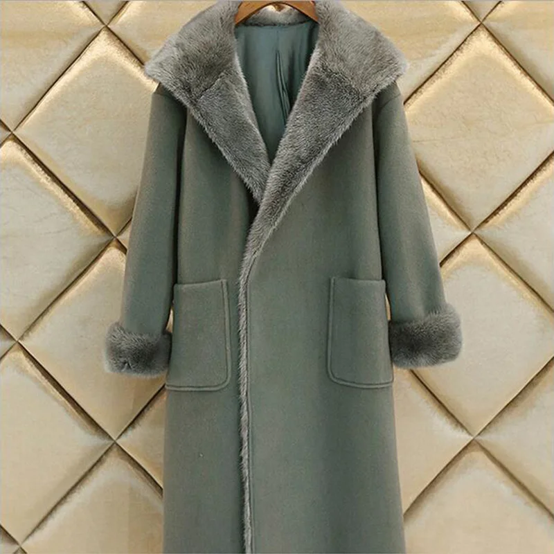 New 2021 Women Winter Jacket Loose Large Size Casual Wool Woolen Jacket Long Slim Coat Women's Fashion Hooded Woolen Coats
New 2021 Women Winter Jacket Loose Large Size Casual Wool Woolen Jacket Long Slim Coat Women's Fashion Hooded Woolen Coats