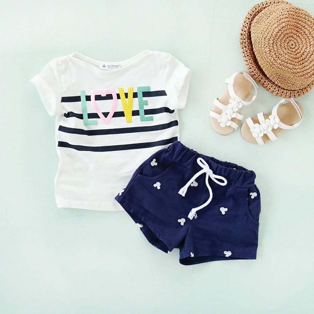 Children's clothing 2016 Summer Fashion Baby boys and Girls Tshirt cute Cotton stripe slub short sleeved O-neck T-shirt LOVE
Children's clothing 2016 Summer Fashion Baby boys and Girls Tshirt cute Cotton stripe slub short sleeved O-neck T-shirt LOVE
