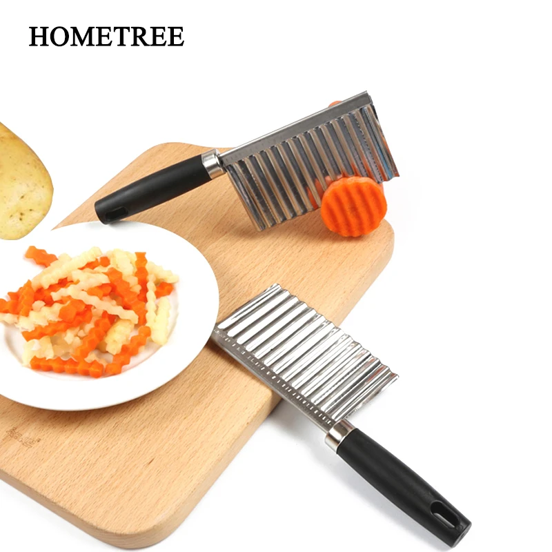 HOMETREE Potato Blade Vegetable Wrinkle Wave Cutting Machine Slicer French Fry Cutters Stainless Steel Kitchen Accessories H798
HOMETREE Potato Blade Vegetable Wrinkle Wave Cutting Machine Slicer French Fry Cutters Stainless Steel Kitchen Accessories H798
