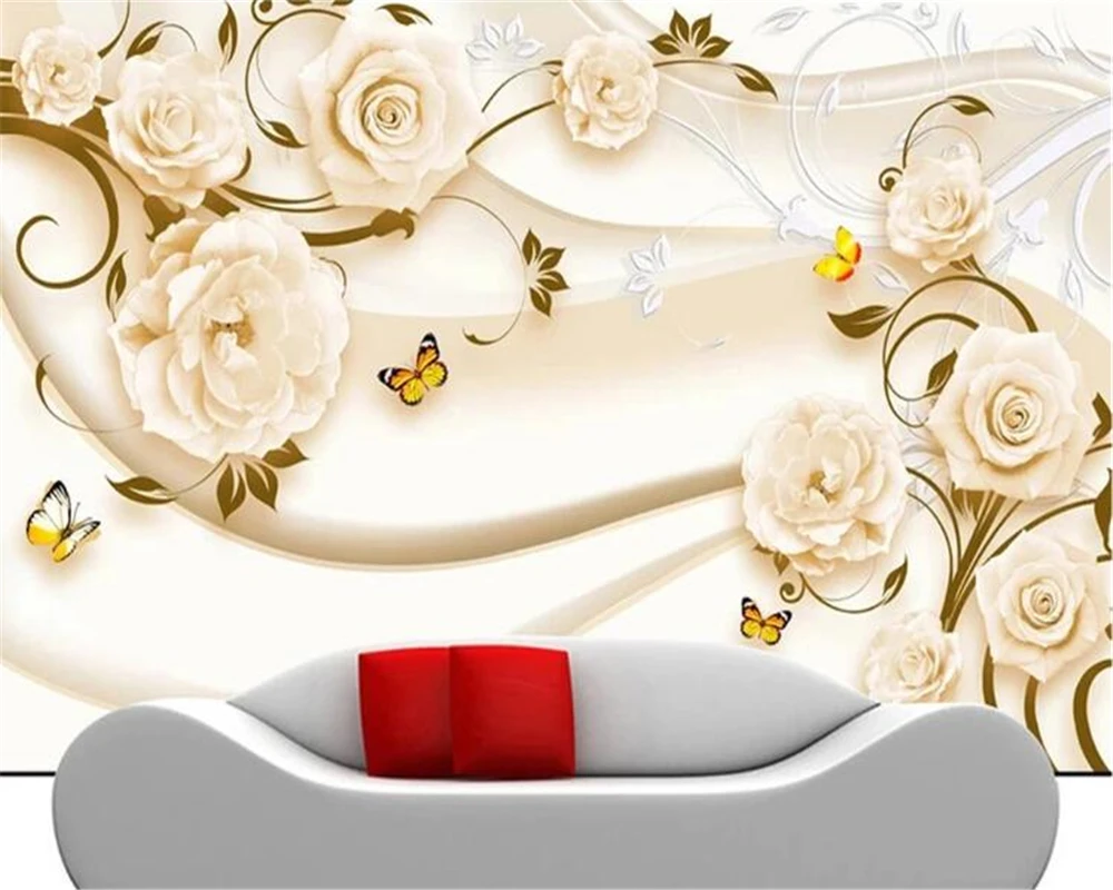 beibehang Custom romantic rose background wall papel de parede 3d wallpaper simple flower children's room decorations wallpaper
beibehang Custom romantic rose background wall papel de parede 3d wallpaper simple flower children's room decorations wallpaper