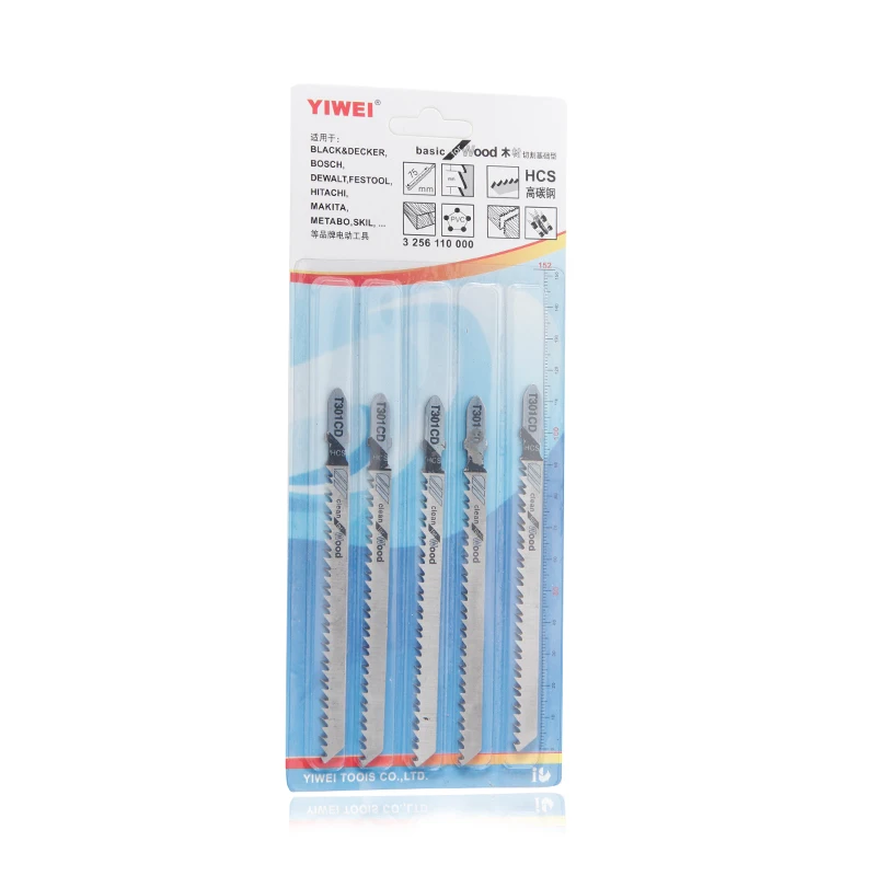 YIWEI 10pcs Jigsaw Blades T301CD Saw Blade For 10-65mm Wood Cutting Reciprocating Saw Cutting Tools
YIWEI 10pcs Jigsaw Blades T301CD Saw Blade For 10-65mm Wood Cutting Reciprocating Saw Cutting Tools