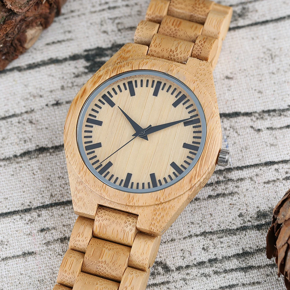 Creative Full Wooden Mens Watches Natural Wood Quartz Wrist Watch Handmade Bamboo Simple Analog Sport Clock Relogio de Madeira
Creative Full Wooden Mens Watches Natural Wood Quartz Wrist Watch Handmade Bamboo Simple Analog Sport Clock Relogio de Madeira