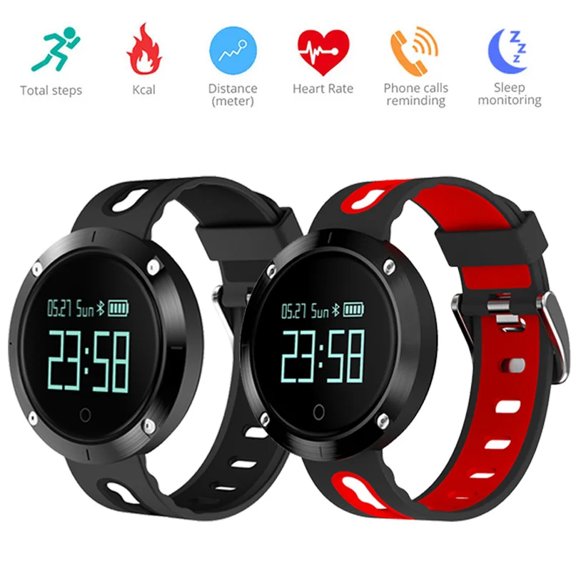 Смарт браслет JingTider DM58 с пульсометром и поддержкой Bluetooth|fitness tracker wristband|tracker