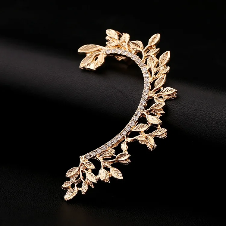 fashion earrings Hot Sell Leaf Ear Cuff Curved Rhinestones Zinc Alloy Earcuffs Unique Jewelry Accessories Girl Gift Clip Earring
fashion earrings Hot Sell Leaf Ear Cuff Curved Rhinestones Zinc Alloy Earcuffs Unique Jewelry Accessories Girl Gift Clip Earring