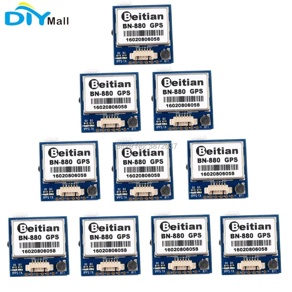 10pcs/lot Beitian BN-880 GPS Module with Flash Compass GPS Glonass BeiDou Active Antenna for Aircraft FPV RC Flight Controller
10pcs/lot Beitian BN-880 GPS Module with Flash Compass GPS Glonass BeiDou Active Antenna for Aircraft FPV RC Flight Controller